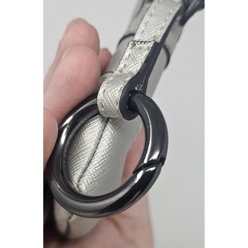 Foley & Corinna Silver Leather Tiny Disco City Satchel Handbag Charm Coin Purse - Picture 5 of 12
